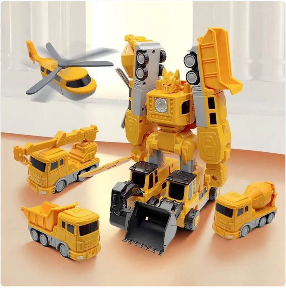 35-Piece Magnetic Building Blocks Set – Engineering & Military Series for Kids