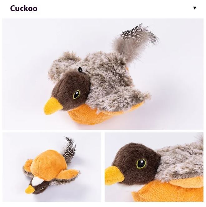 Flapping Bird Cat Toy – Self-Moving Electronic Feather Toy for Cats