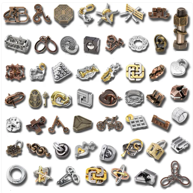 Brainy Locks Puzzle Set