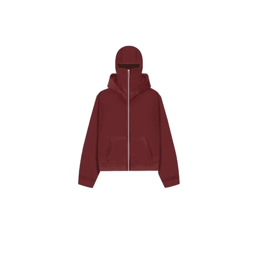 Men's Hooded Zip-Up Baseball Jacket – Lightweight Casual Hoodie (S–3XL)