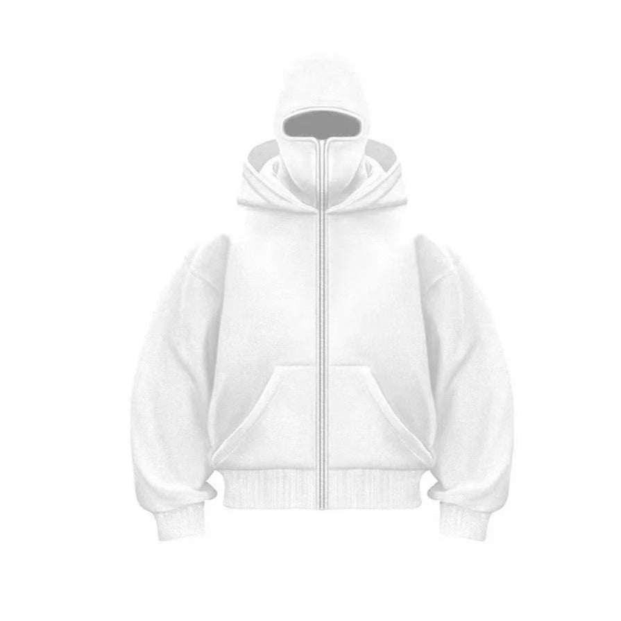 Men's Hooded Zip-Up Baseball Jacket – Lightweight Casual Hoodie (S–3XL)